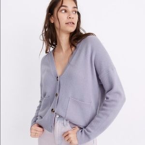 Madewell Short Kent Ex-Boyfriend Cardigan Sweater
